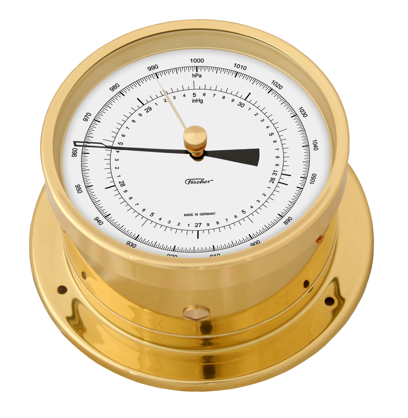 145mm/5.7inch Wall Mounted Barometer,Metal Round dial barometers,Barometric  Pressure Gauge for Home,Fishing Barometer,Barometers for The Home Indoor