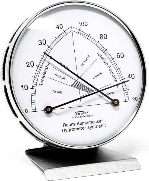 142.01-01 | Комнатный термогигрометр с подставкой из нержавеющей стали