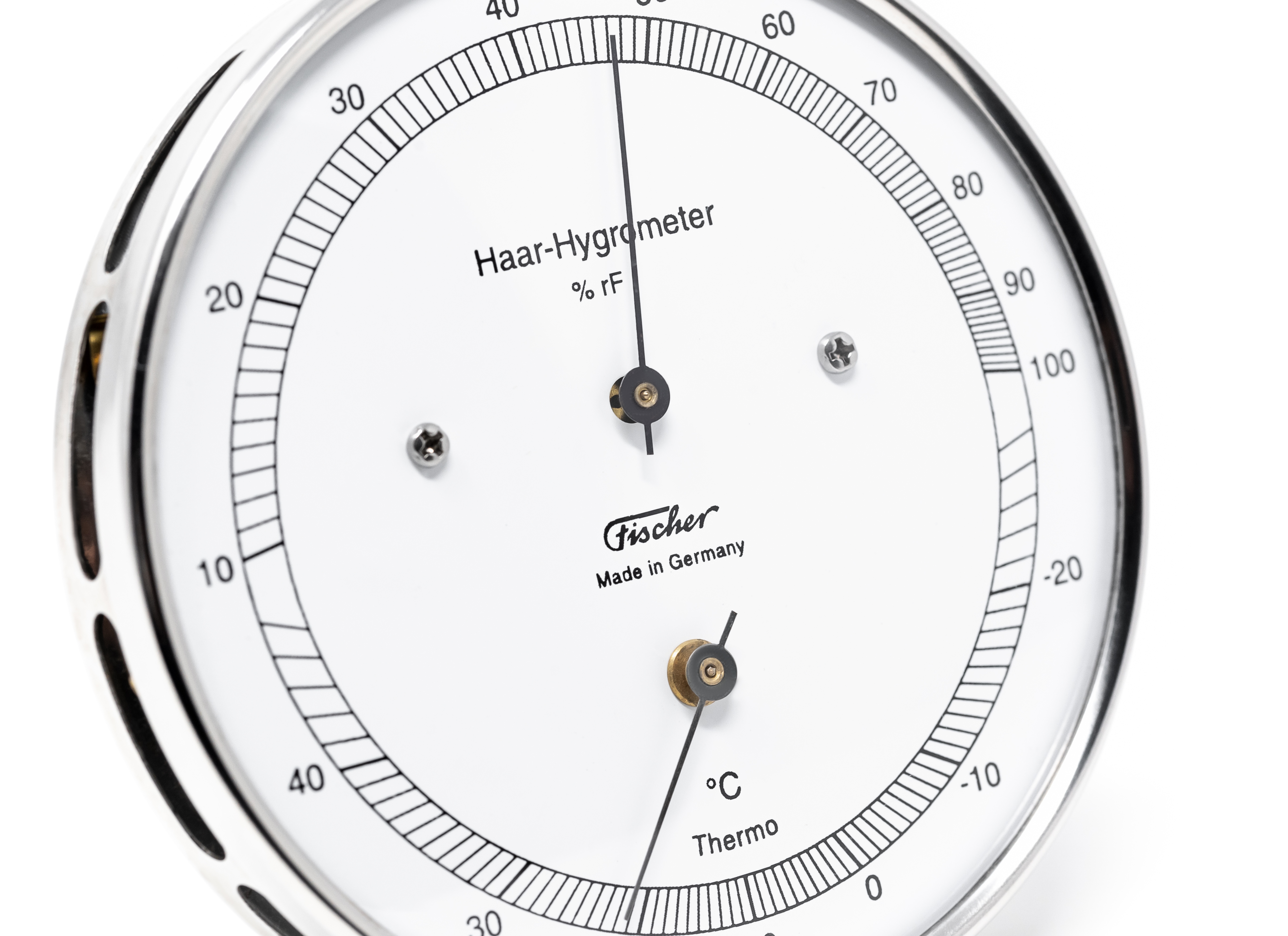 Haar-Hygrometer mit Thermometer Made in Germany 