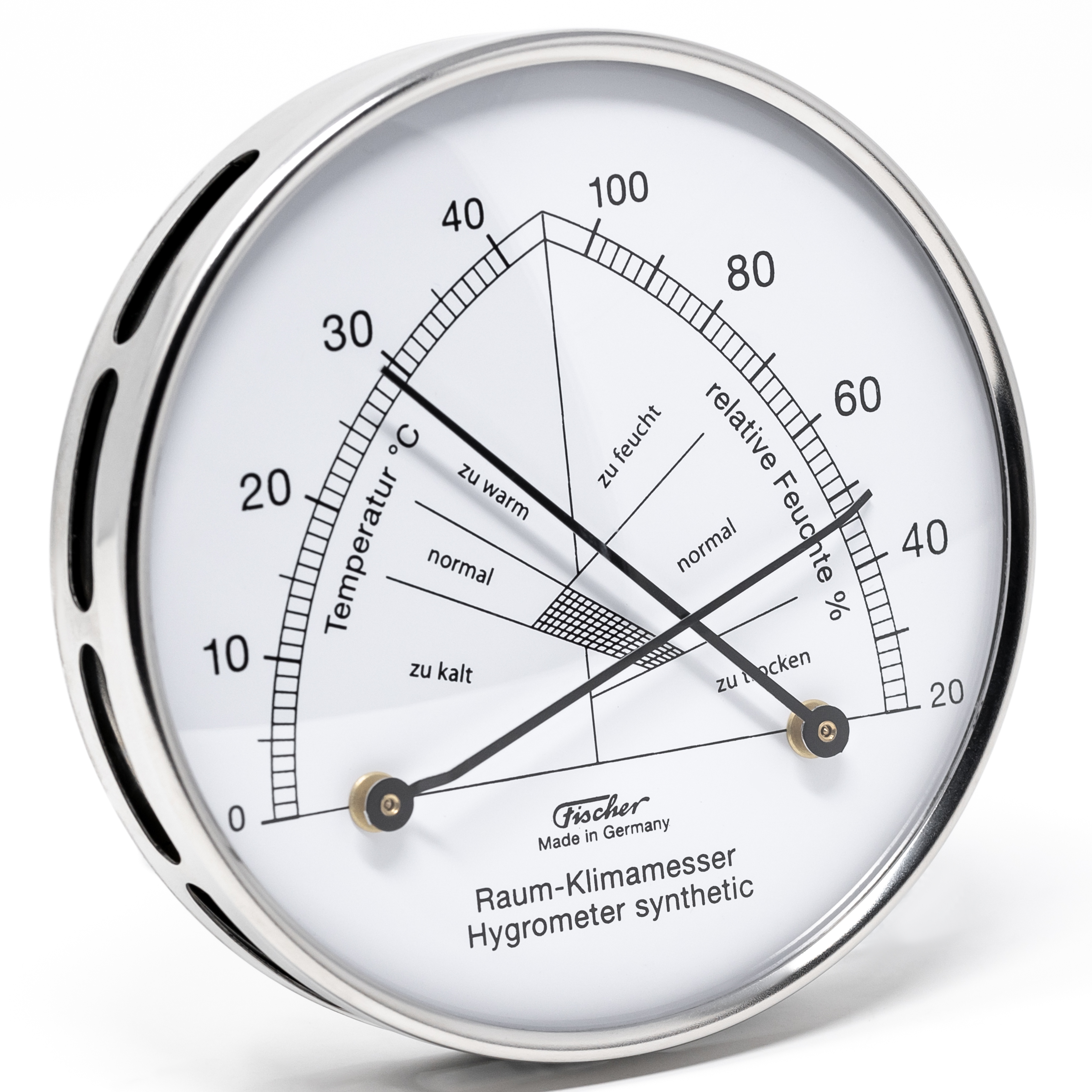 122.01HT, Fischer indoor climate hygrometer with thermometer