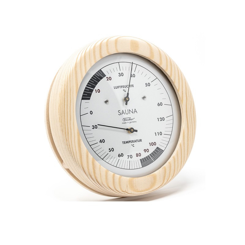 Sauna Thermometer-Hygrometer Saunazubehör Saunathermometer Saunauhr Klimamesser 