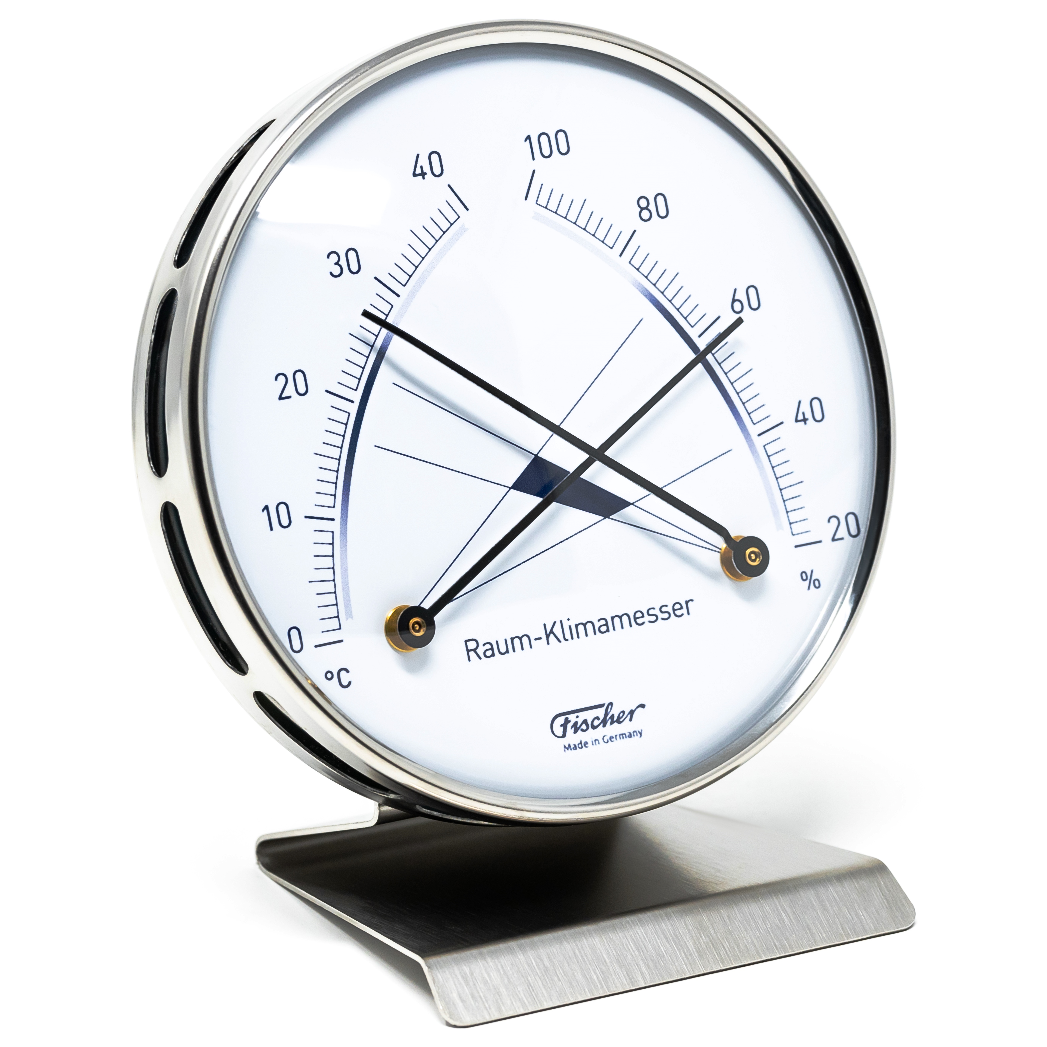142.01-01 Comfortmeter with stand Fischer Barometer